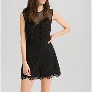 Sandro romper paradise lace illusion